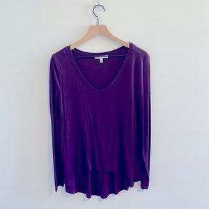 Express One Eleven soft cotton high-low long sleeve shirt!